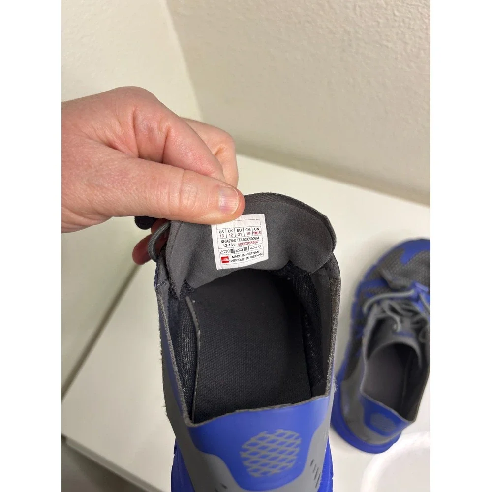 FAST SHIP The North Face Boys 13 Litewave Flow Sneakers Water Shoes Sandal Blue